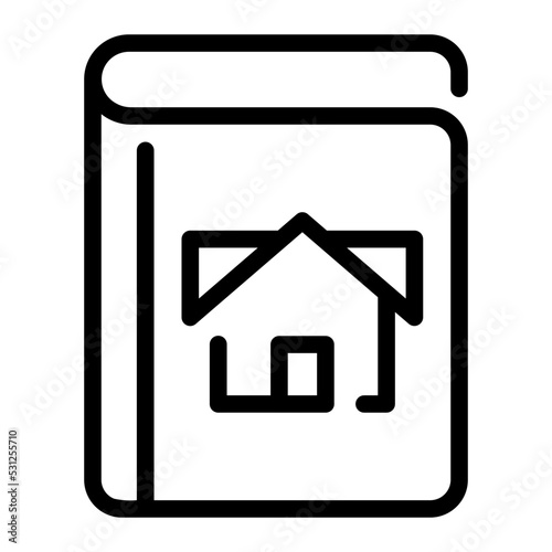 catalogue line icon