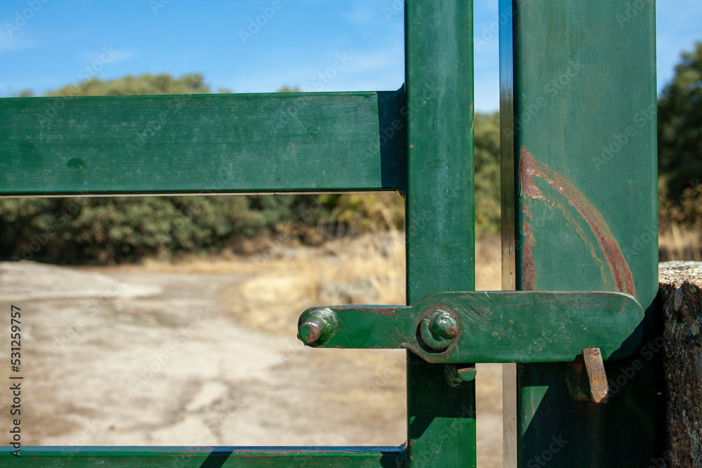 lock on the farm gate lock on the farm gate