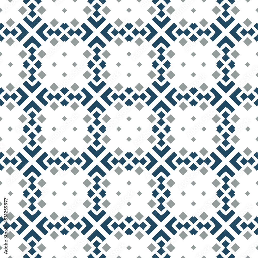 Fototapeta premium Geometric pattern. Seamless vector background. Ethnic graphic design.