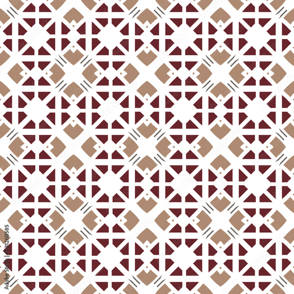 Fototapeta premium Geometric pattern. Seamless vector background. Ethnic graphic design.
