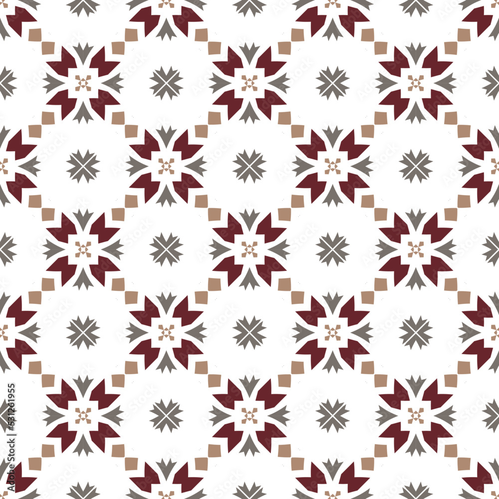 Geometric pattern. Seamless vector background. Ethnic graphic design.