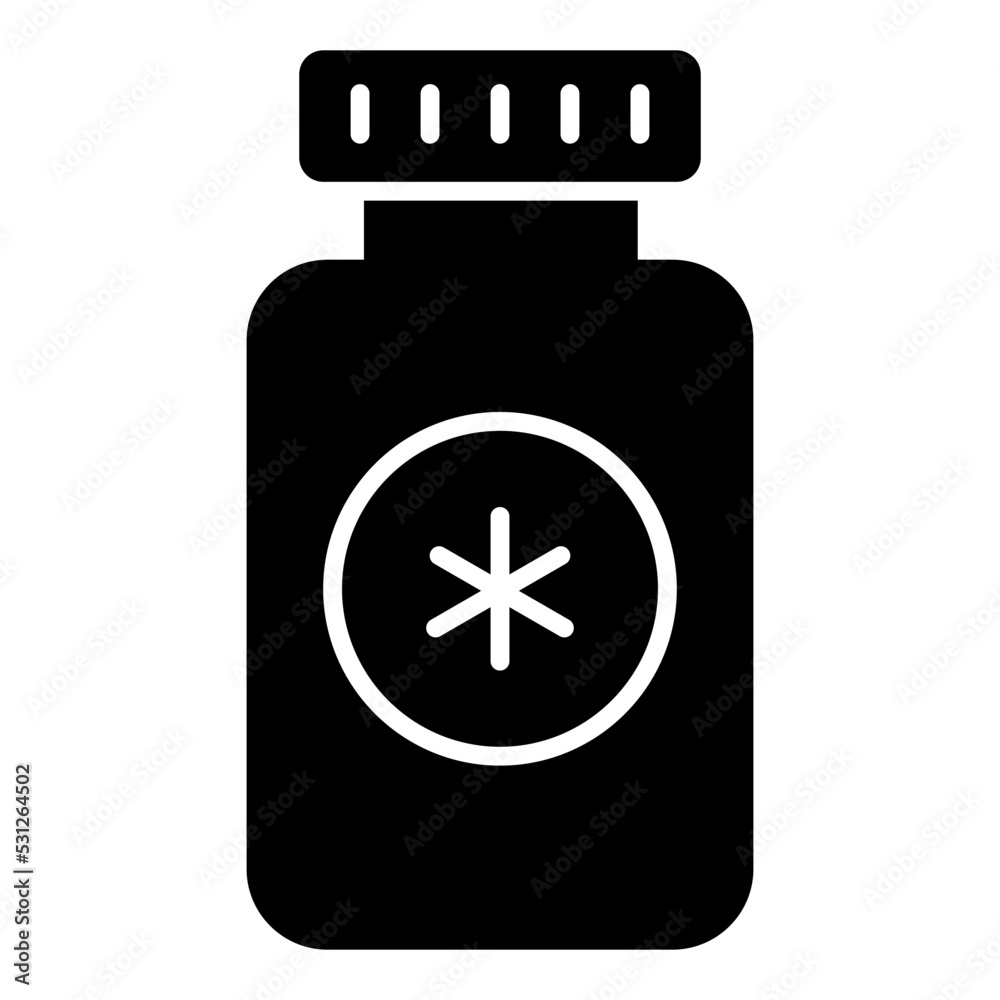 Fototapeta premium A unique design icon of drugs bottle