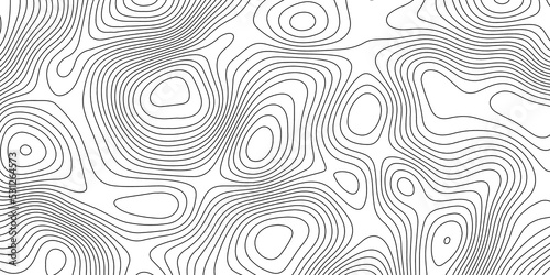Abstract topographic contours map background. Topographic map and landscape terrain texture grid. Terrain map .Topographic background and texture, monochrome image. conditional geography scheme .