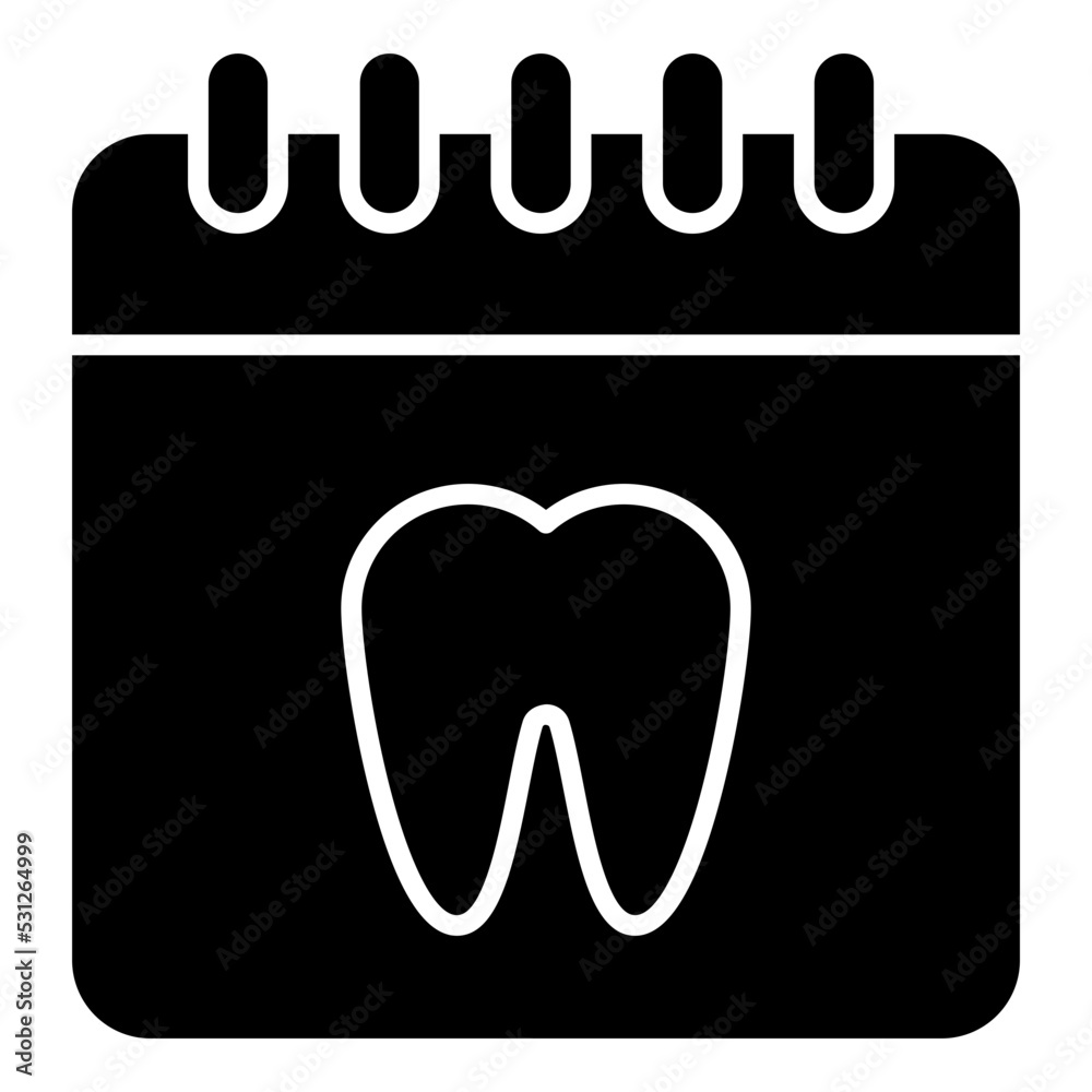 Obraz premium Dentist appointment icon, editable vector