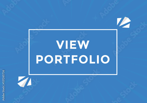 View portfolio Colorful label sign template. View portfolio symbol web banner.

