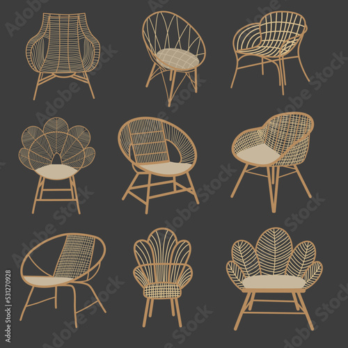Natural Rattan Chair