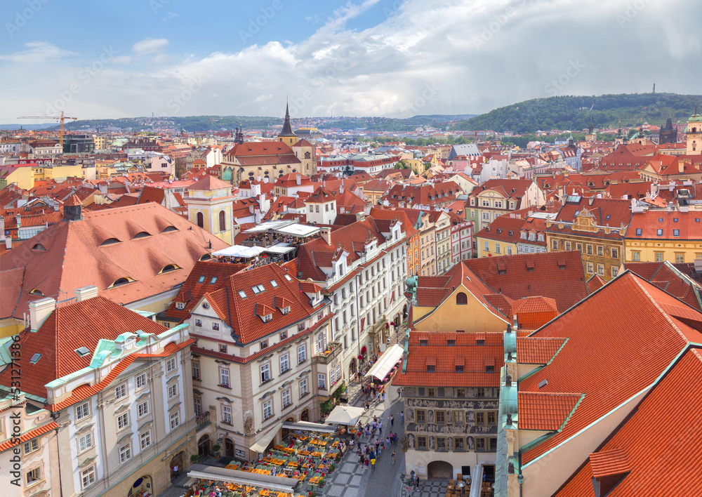 Obraz premium Panoramic view of Prague. Czech Republic