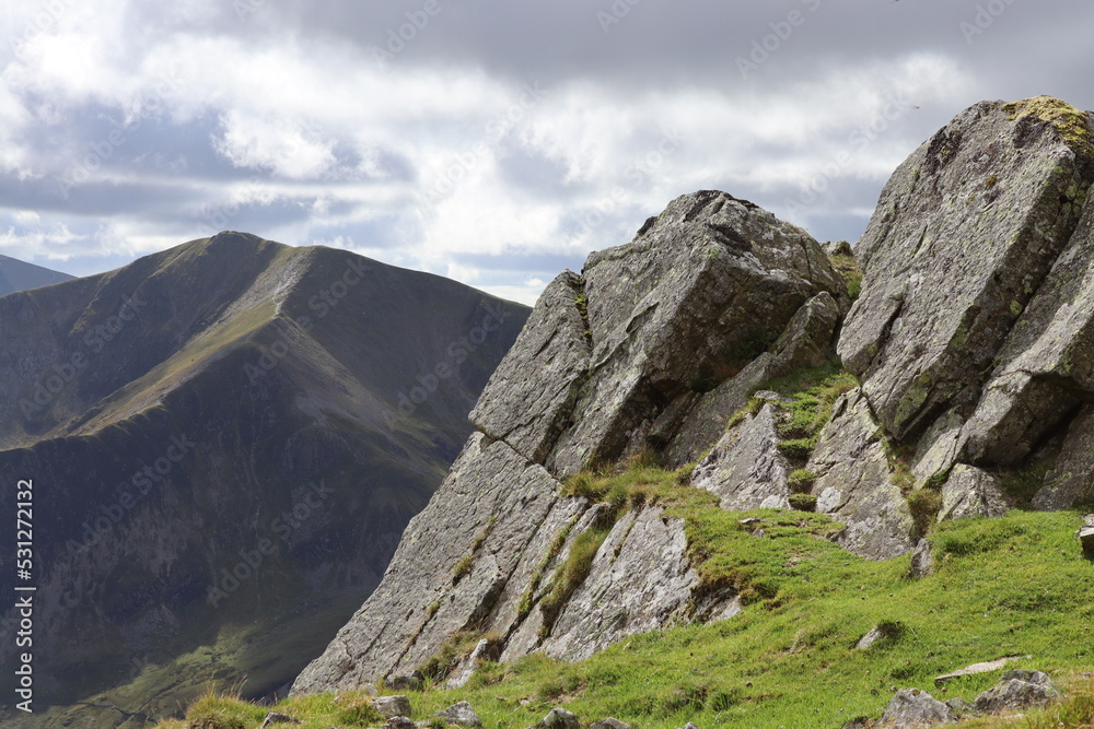 Obraz premium Snowdonia Glyderau Y Garn