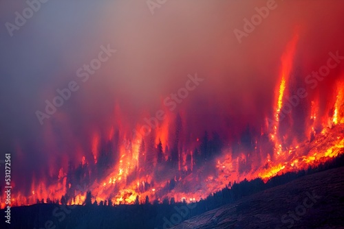 forest wild fire 