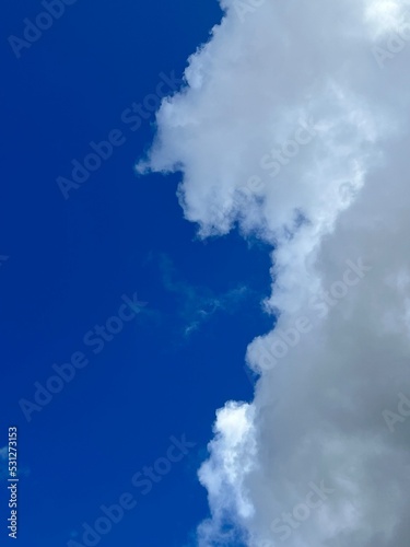 blue sky with clouds