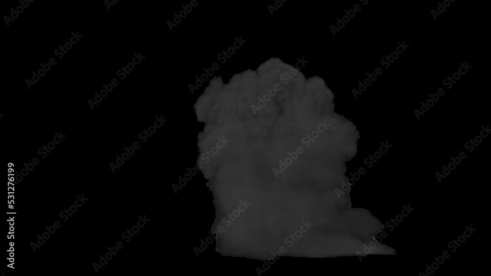 Big explosion with transparent background Big explosion with transparent background