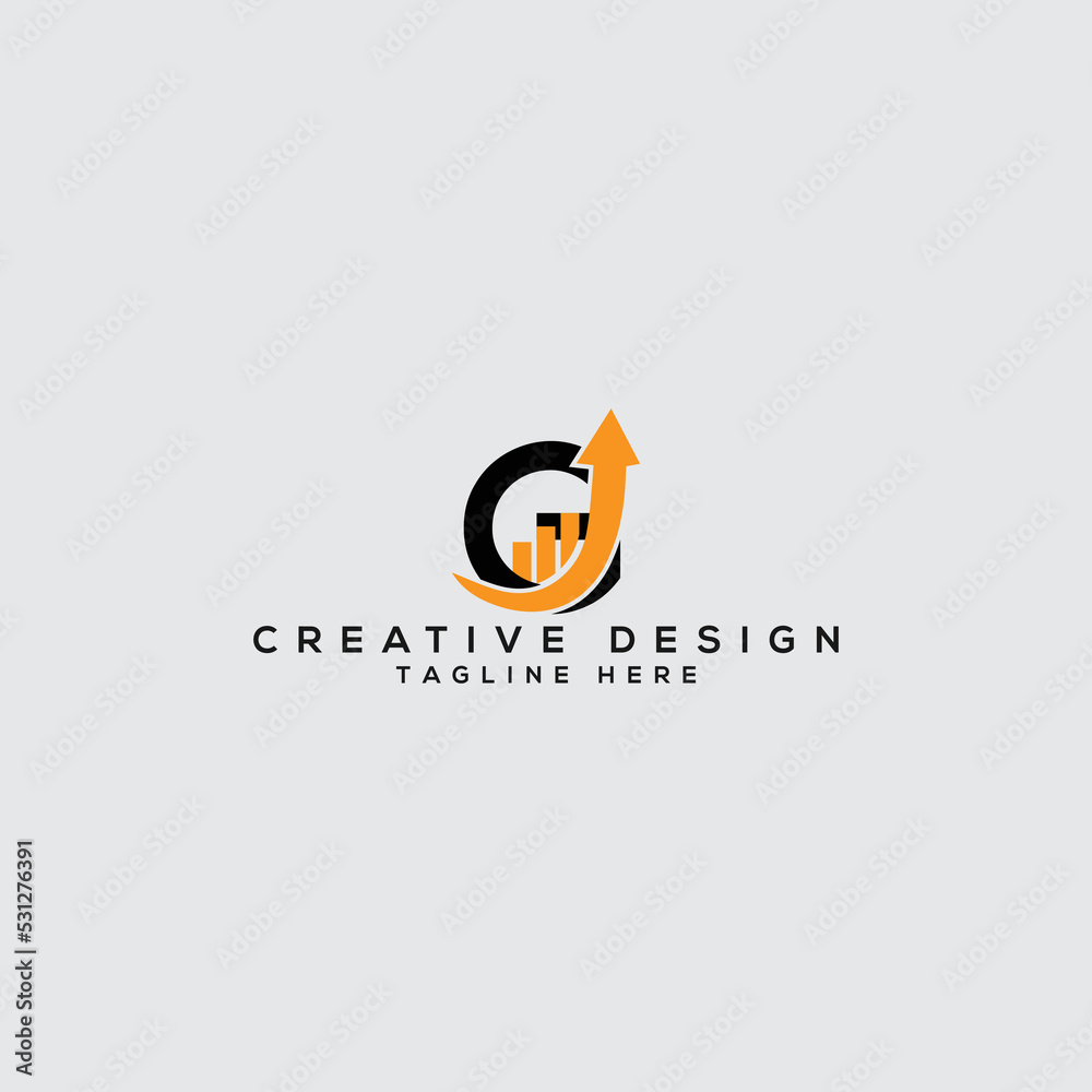 Fototapeta premium O logo and Business Financial Accounting Design Template