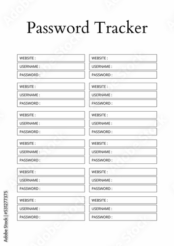 Password Tracker