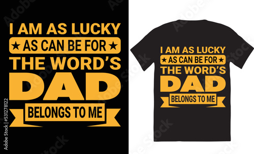 Father t-shirt design