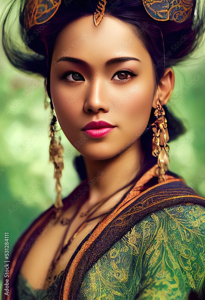 Asian woman portrait Asian woman portrait
