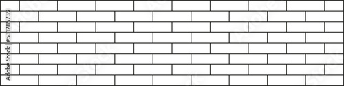 Realistic light white brick wall background. Distressed overlay texture of old brickwork, grunge abstract halftone pattern.