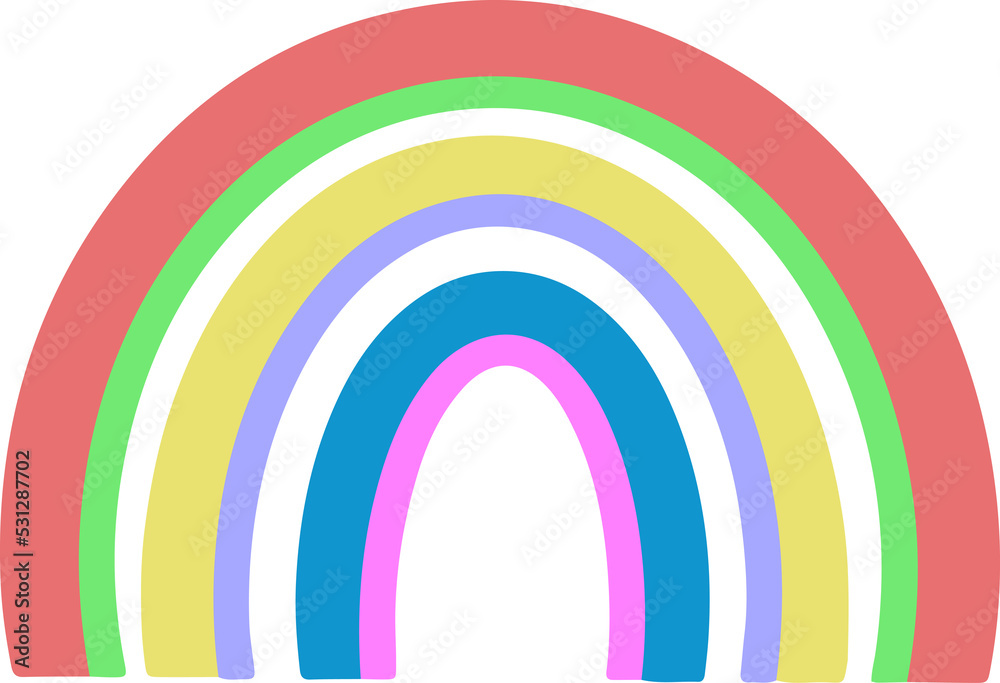 Rainbow pattern
Rainbow pattern