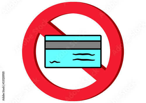 A Cartoon of No Using Credit Card Free Download A Cartoon of No Using Credit Card - GFXLoad
