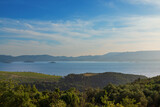 Seaside landscape in the Peljesac region of Croatia.