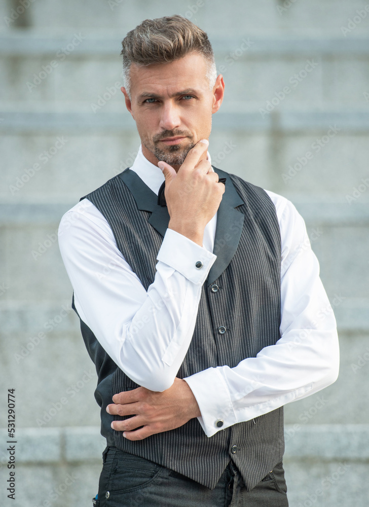 elegant businessman in formalwear. grizzled businessman in formalwear. tux businessman in suit elegant businessman in formalwear. grizzled businessman in formalwear. tux businessman in suit