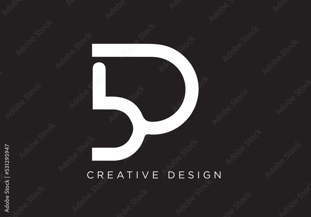 Letter BD BP Logo Design , BP BD Icon Letter BD BP Logo Design , BP BD Icon