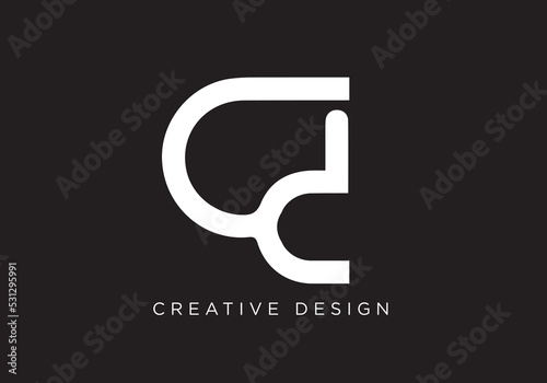 Letter CD Logo Design , CD Icon
