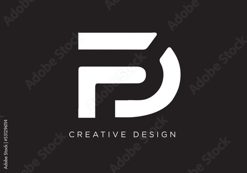 Letter FD Logo Design , FD Icon