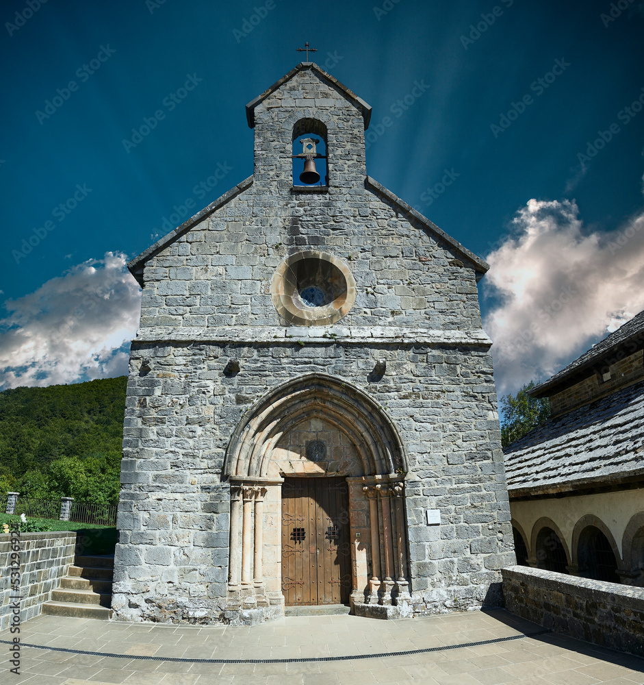Saint james church in Roncesvalles