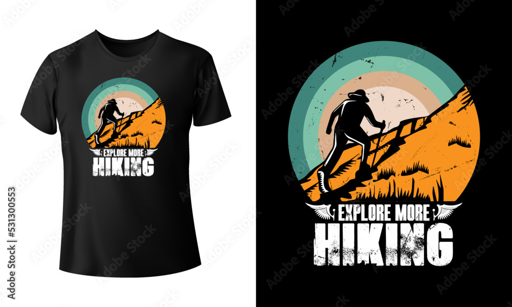 Explore more Hiking T-shirt Design
