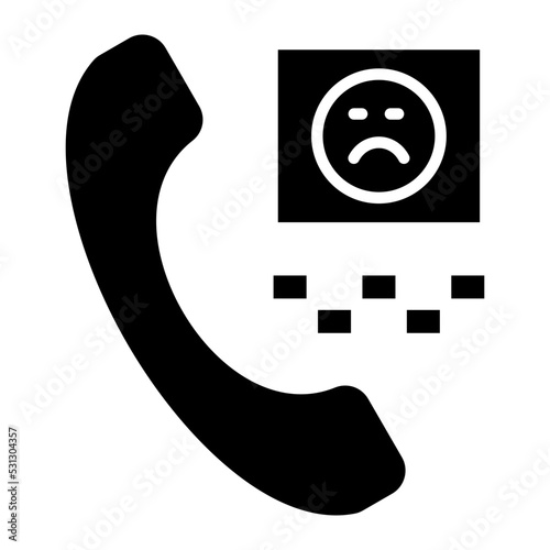 Complaint Glyph Icon