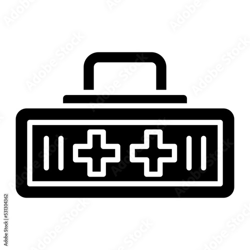 First Aid Kit Glyph Icon