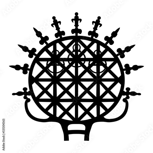 The Hittite Sun Disk or Hittite Sun Course is an ancient Anatolian symbol dating back to the 5th century BC.