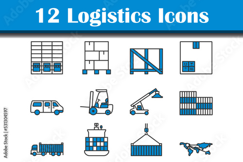 Logistics Icon Set