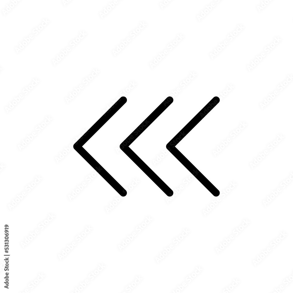 Arrow sign symbol line icon suitable for any purpose Arrow sign symbol line icon suitable for any purpose