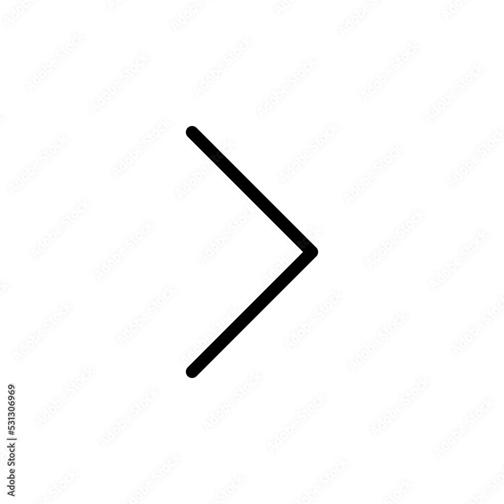Arrow sign symbol line icon suitable for any purpose Arrow sign symbol line icon suitable for any purpose