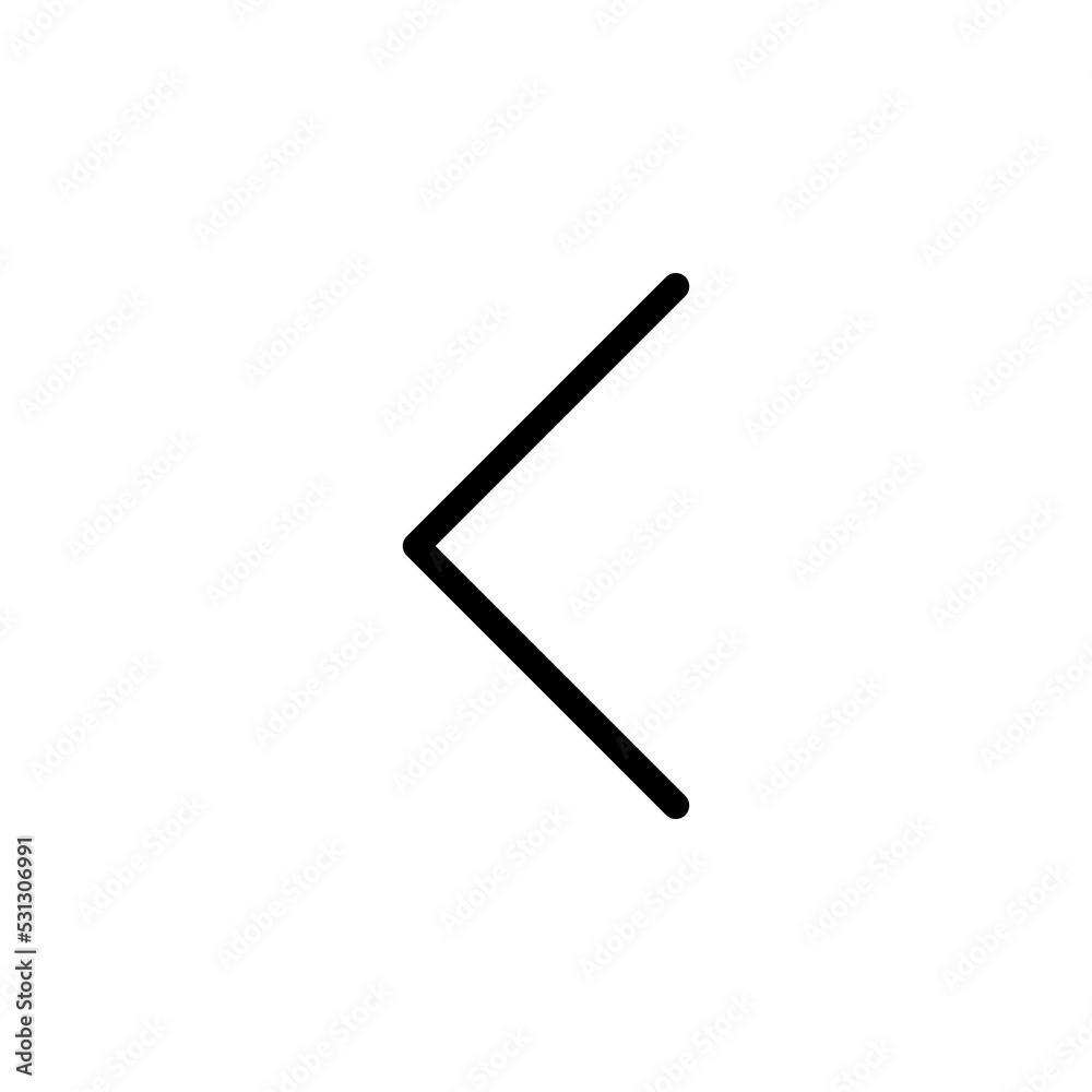 Arrow sign symbol line icon suitable for any purpose