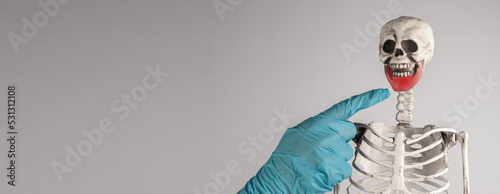 фотографія Jaw fracture, injury and inflammation concept