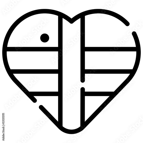 CENTRAL AFRICAN REPUBLIC line icon,linear,outline,graphic,illustration