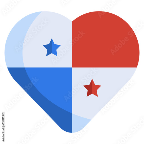 PANAMA flat icon,linear,outline,graphic,illustration