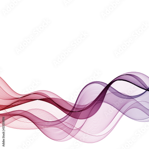 Abstract vector colorful background. The design element is a colored wave. Template for advertising, computer background. eps 10