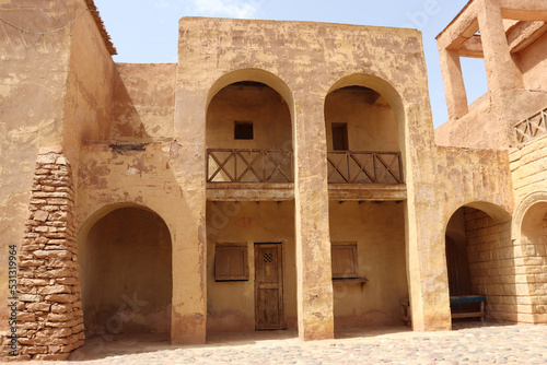 Arab village decorated in ancient style