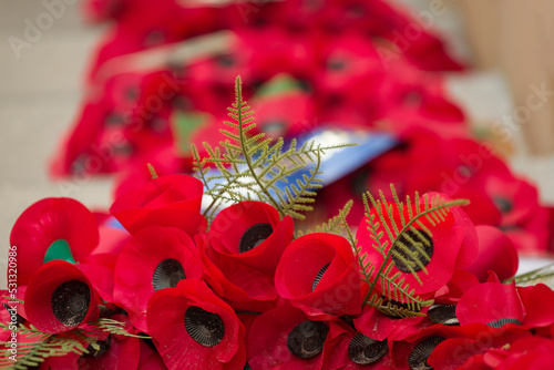 Fotografiet Wreath of Ypres Menin Gate