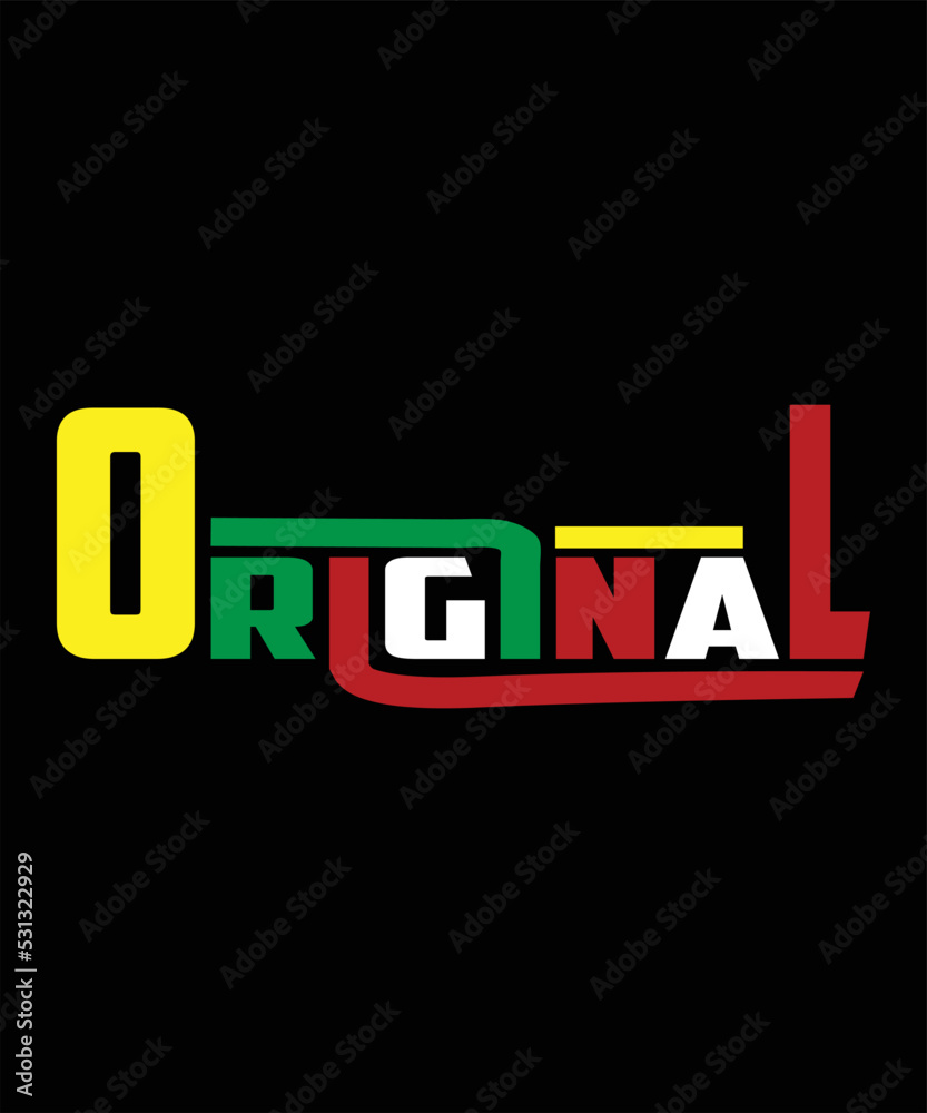 Original typography t-shirt design Original typography t-shirt design