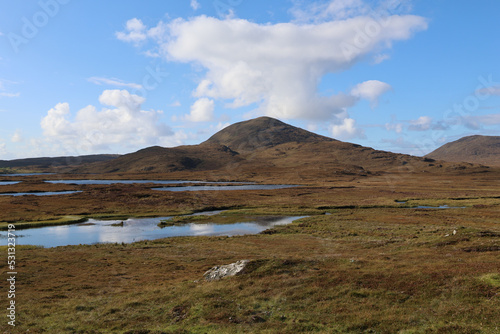 unterwegs auf der  Golden Road  auf Harris    u  ere Hebriden