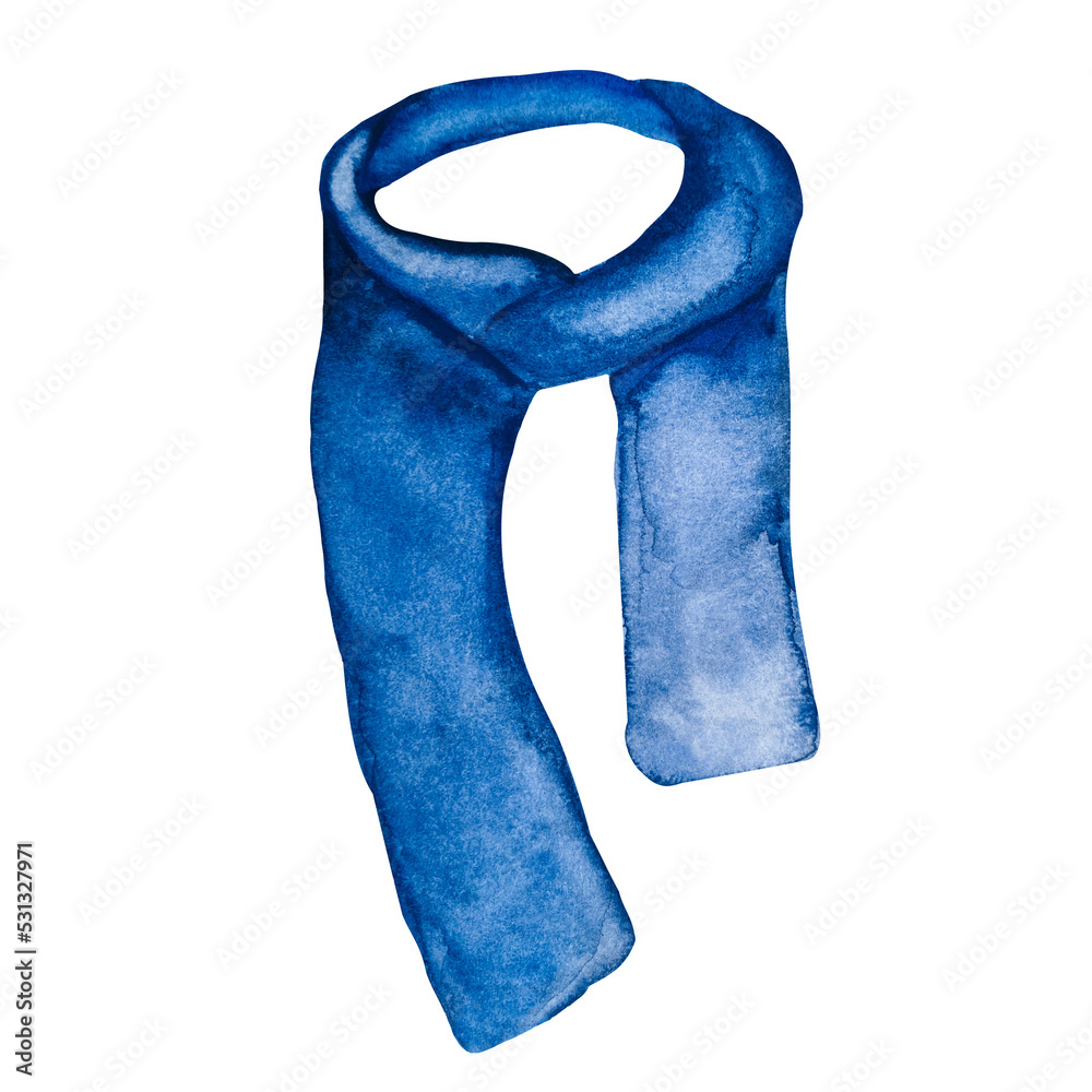 blue scarf blue scarf