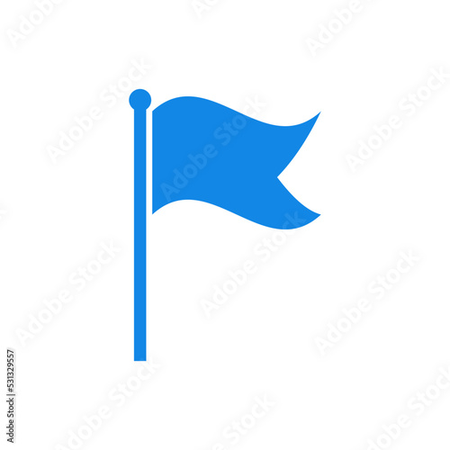 Blue flag icon