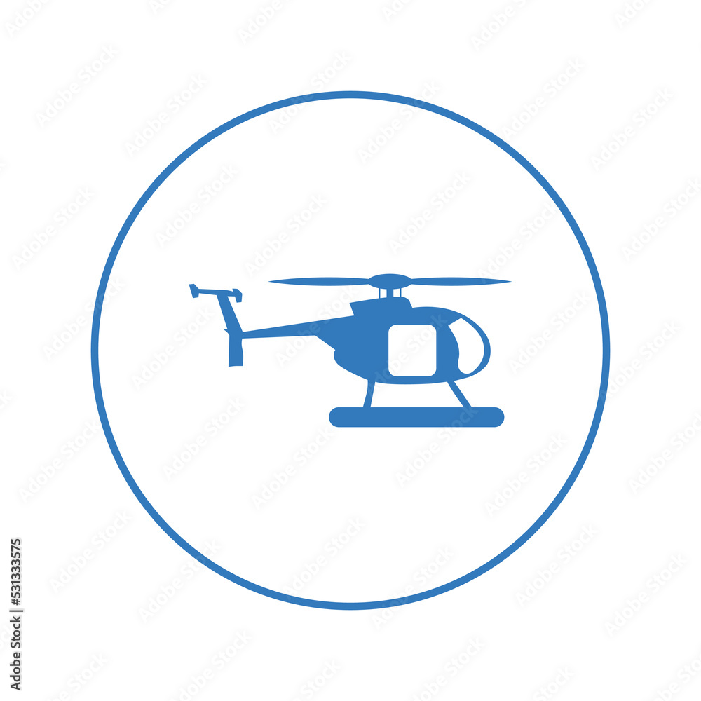 Personal aircraft helicopter rotor icon | Circle version icon | Personal aircraft helicopter rotor icon | Circle version icon |