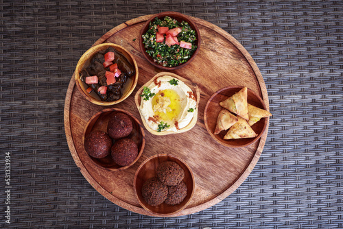 Middle eastern  appetizers   photo