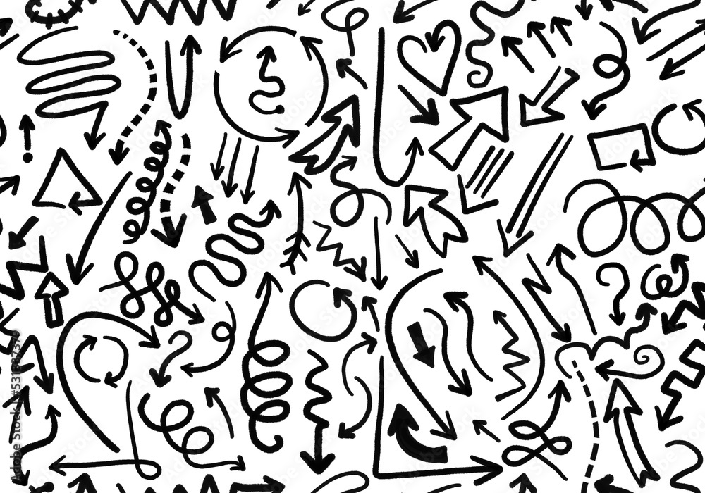 Abstract markers arrows seamless kids pattern for wrapping paper and clothes print and fabrics and linens and office Abstract markers arrows seamless kids pattern for wrapping paper and clothes print and fabrics and linens and office