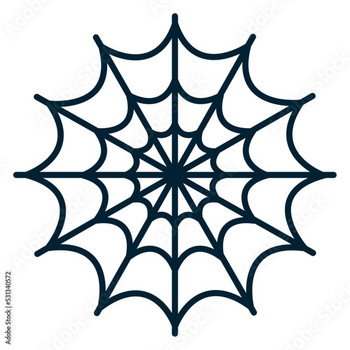 halloween spider web icon